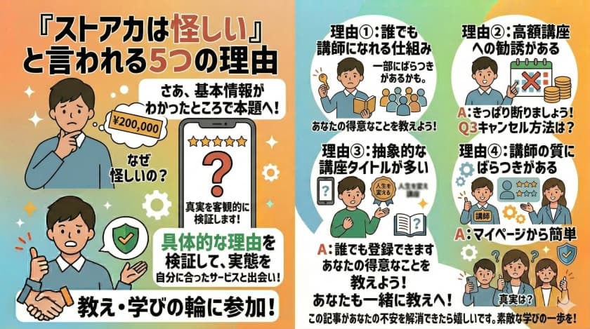 02_ストアカは怪しいと言われる5つの理由