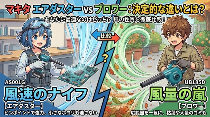 エアダスターとブロワーの違い01