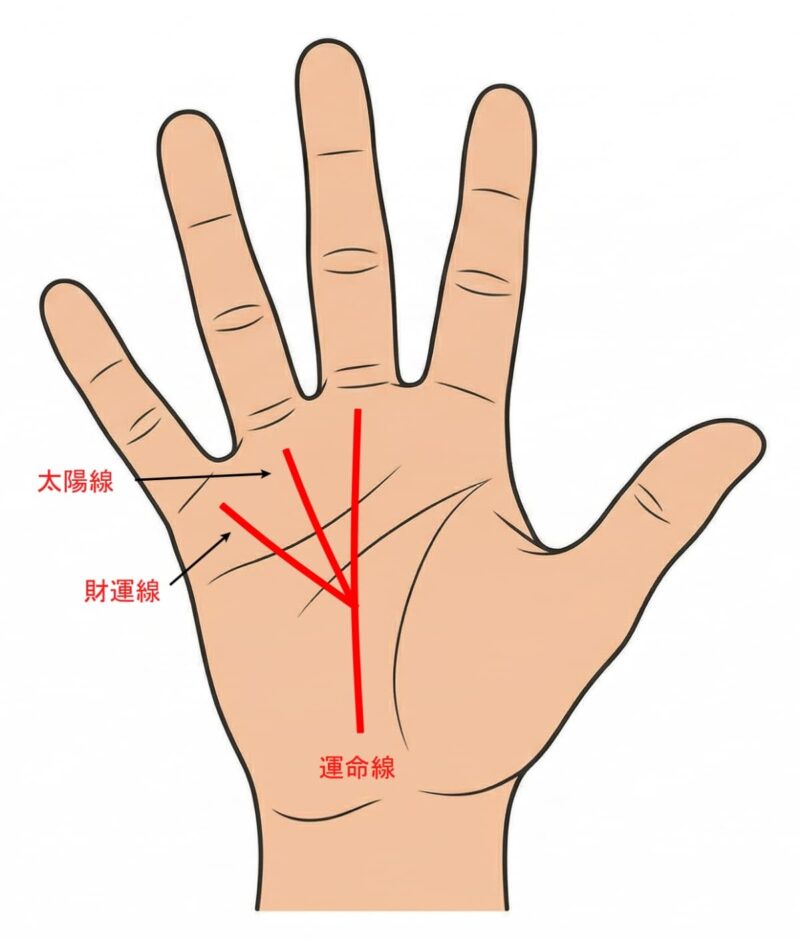 手相 右手_覇王線