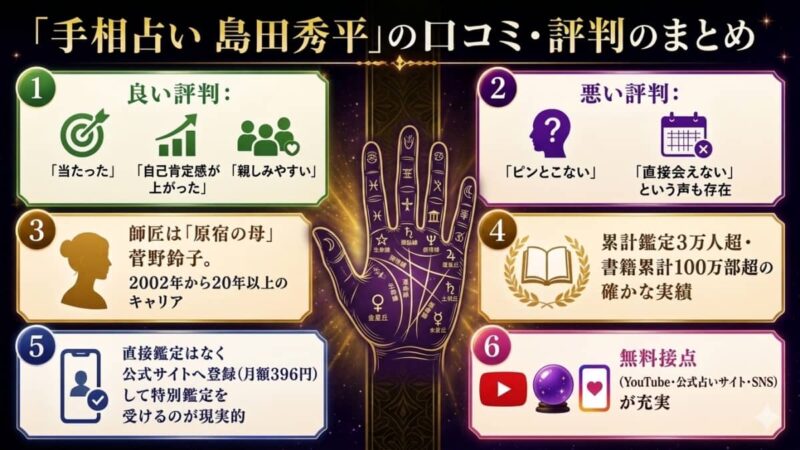 手相占い 島田秀平 評判_no11
