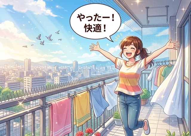 鳩よけグッズ08