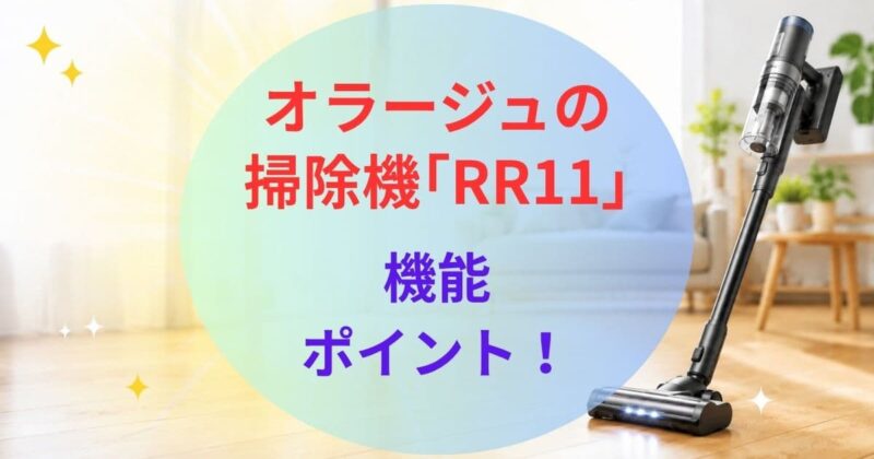 オラージュの掃除機RR11の口コミ03